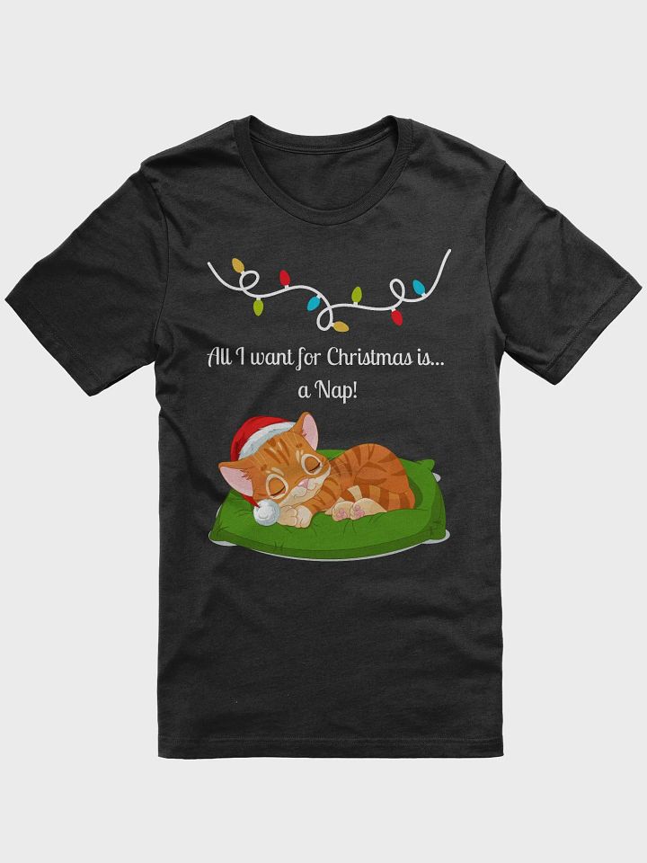 Cat-Themed Christmas T-Shirt product image (5)
