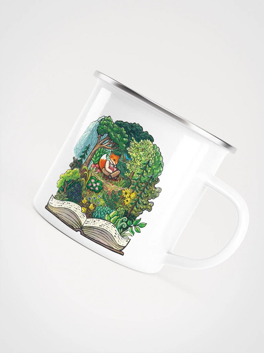 Fantasy Forest Fox Cake - Enamel Mug product image (5)