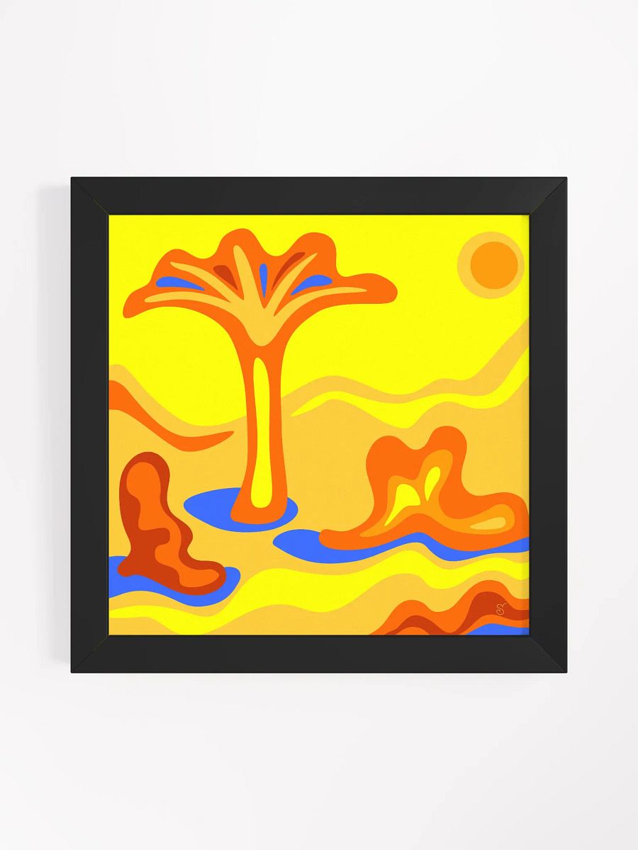 Desert Dreams Framed Art Poster - Abstract Landscape No. 7 product image (10)