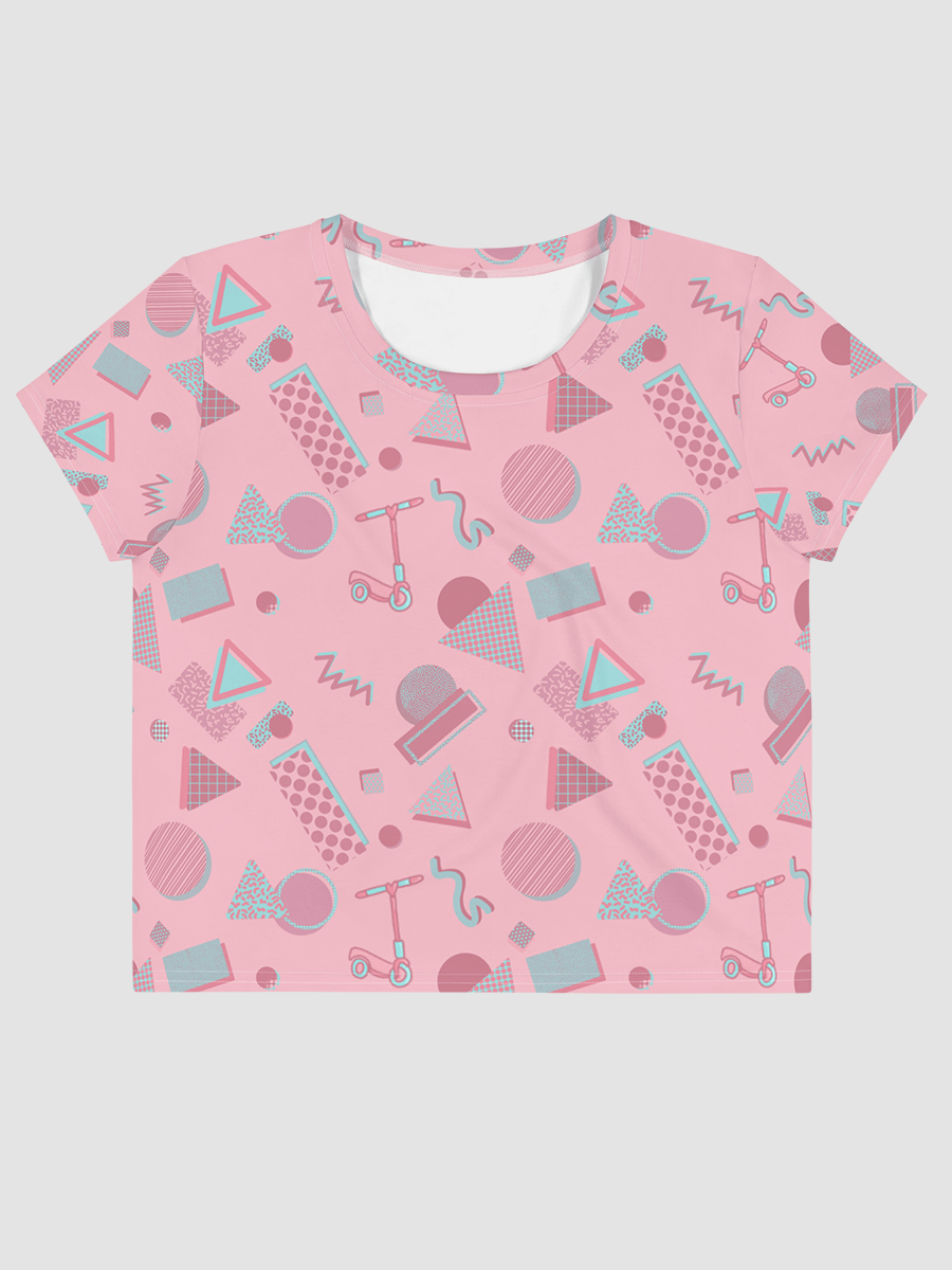 90s Scooter Pop Pastel Crop Tee product image (1)