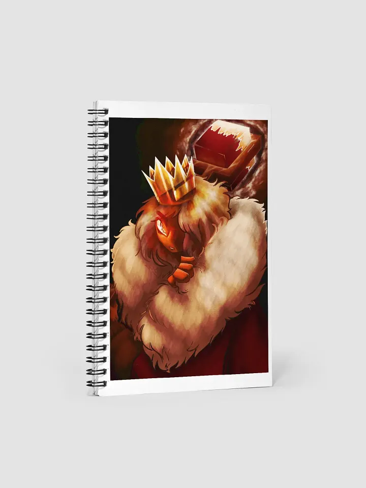 alan becker king spiral notebook product image (1)