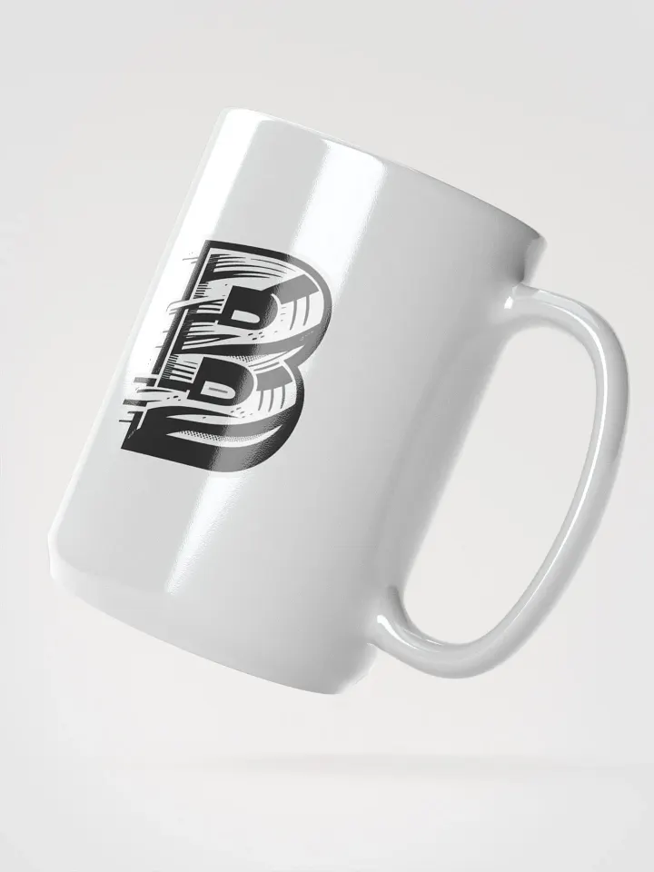 Dynamic B Motion White Glossy Mug product image (2)