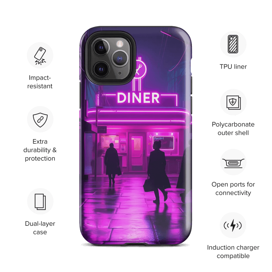 Pink Parallax - iPhone Tough Case product image (3)