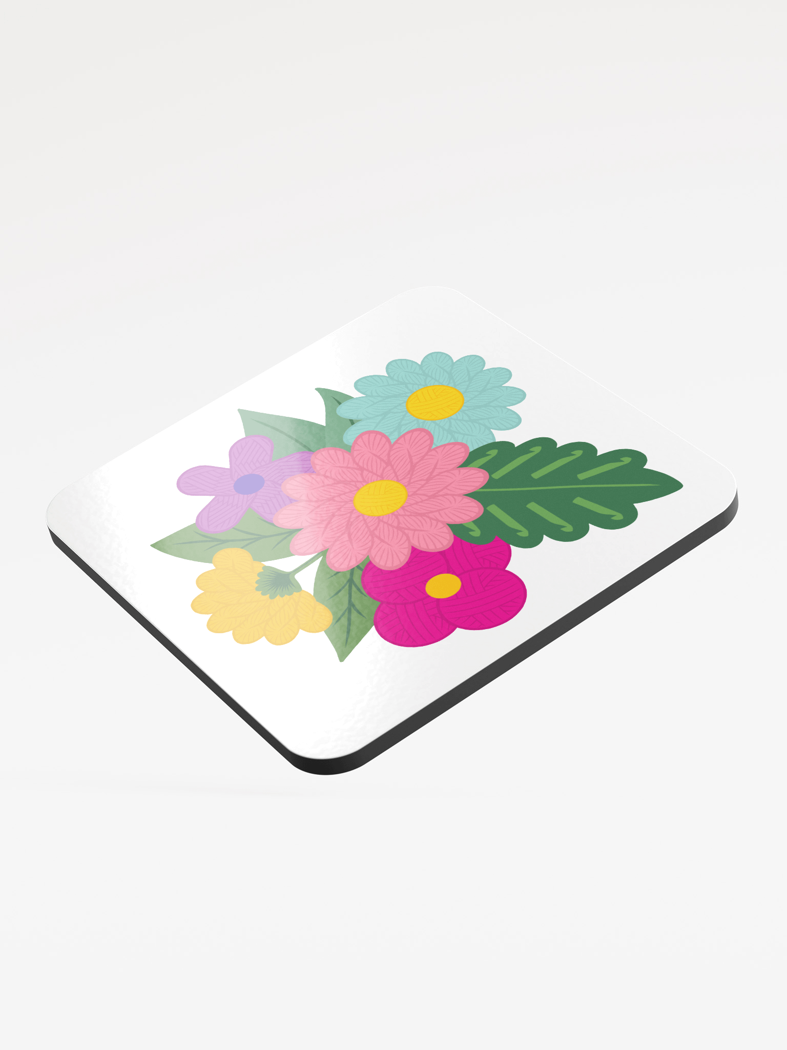 Floral Yarn Coaster - Crochet product image (3)