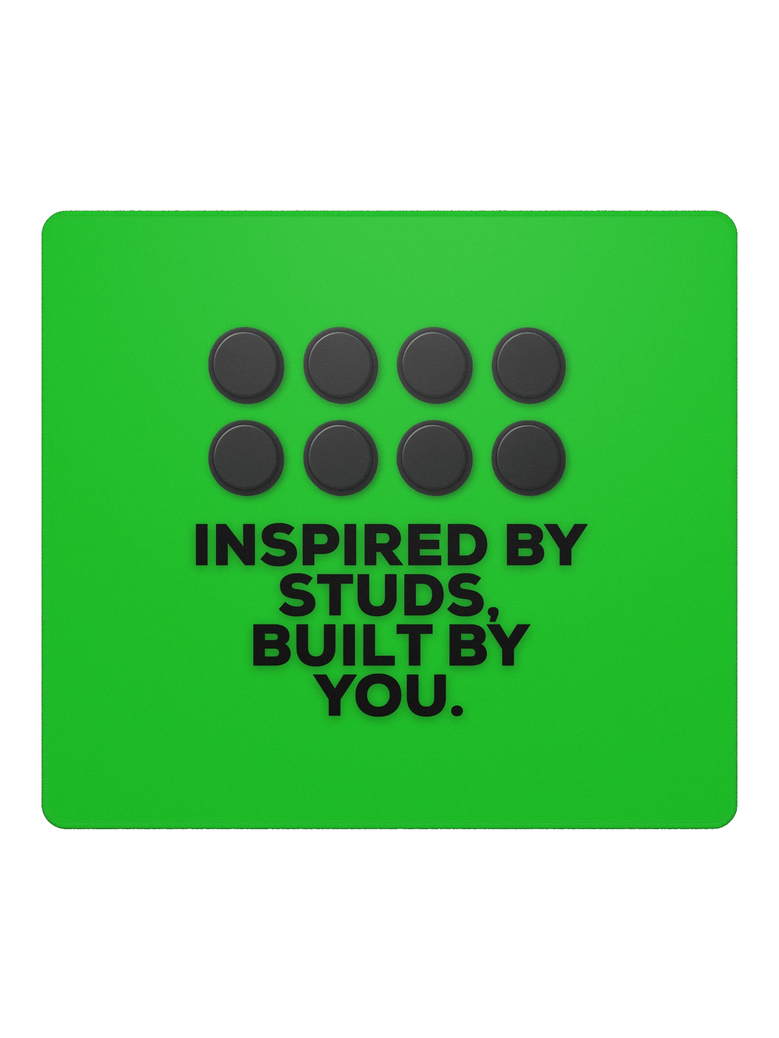 Inspired by Studs (Green) Mouse Pad product image (1)