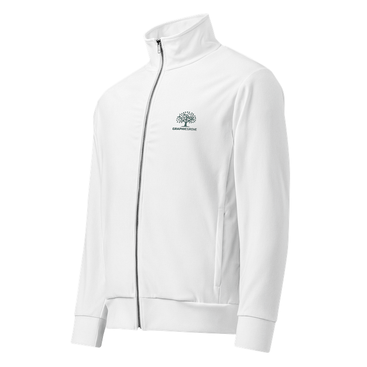 Graphic Grove Unisex All-Over Print Recycled Track Jacket - White, Sustainable, Warm product image (1)