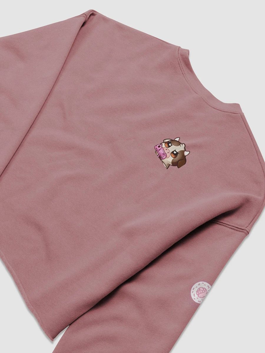 Women's Fleece Cropped Gun Emoote Crewneck Sweatshirt product image (30)