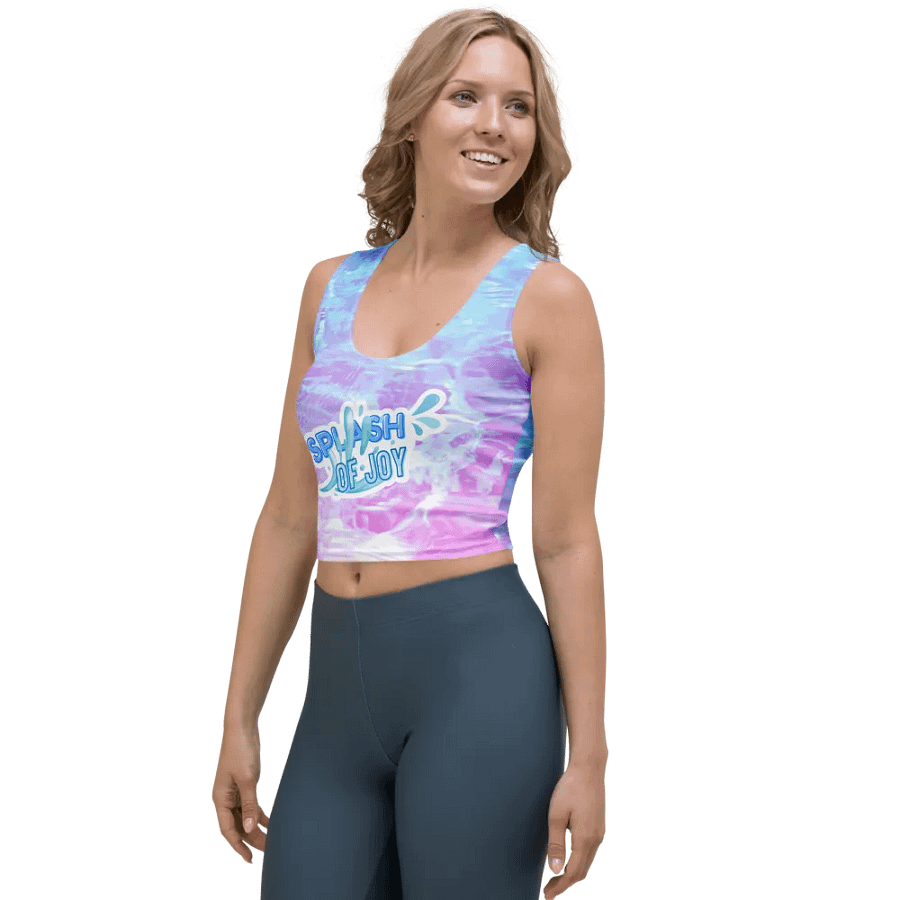 Sunset Dream All-Over Crop Top product image (3)
