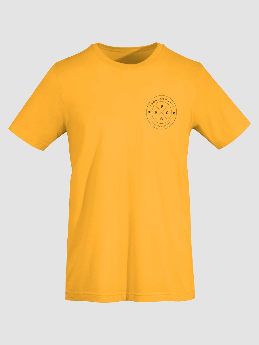Front Row Club Icon (Black) on Chest T-Shirt (Logo On Back) product image (7)
