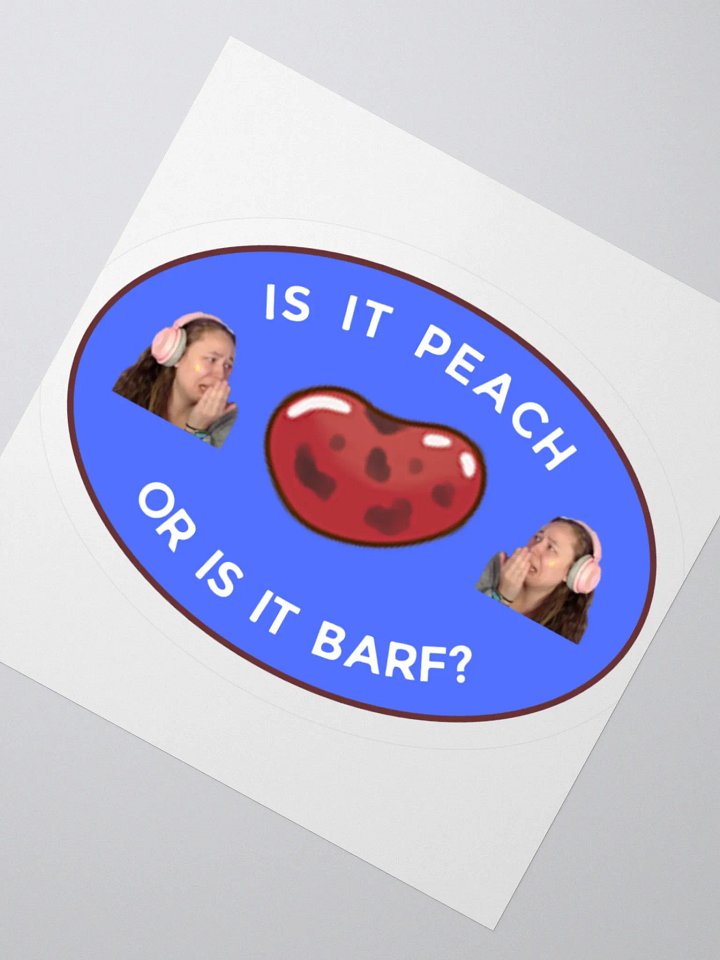 Peach or Barf? Sticker product image (5)