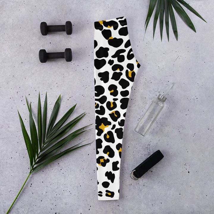 Leopard Overlay Print Leggings – Edgy, Stylish & Ultra-Comfortable product image (2)