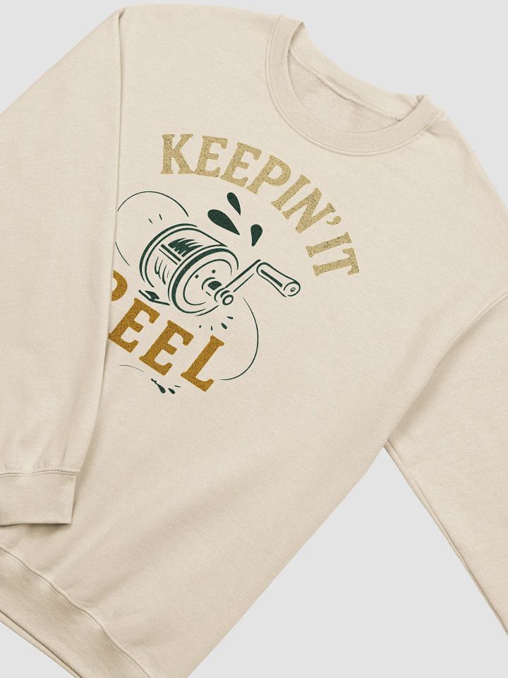 Vintage Keepin' It Reel Sweatshirt – Funny Retro Fisherman Humor product image (10)