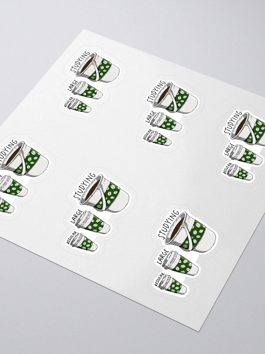 Coffee Study Sticker (MEDIUM Sheet) product image (3)