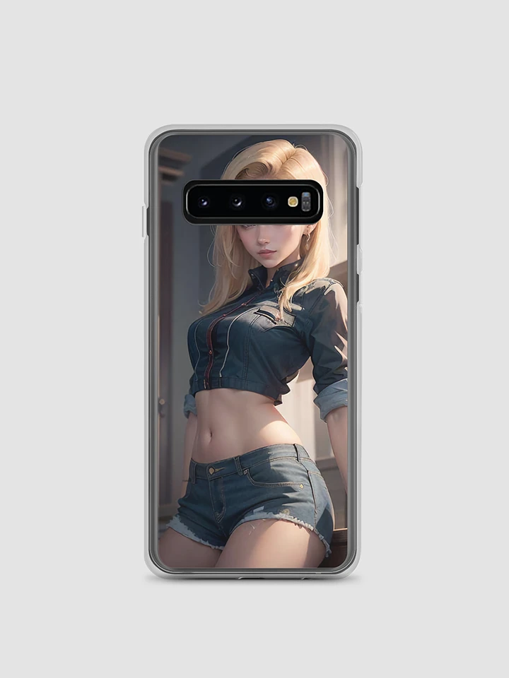Android 18 Dragon Ball Inspired Samsung Galaxy Phone Case - Fits S10, S20, S21, S22 - Powerful Design, Durable Protection product image (1)