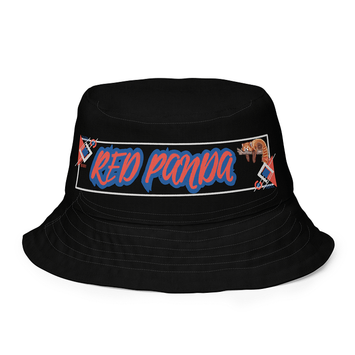 "Zzz" RED PANDA Reversible Bucket Hat product image (2)