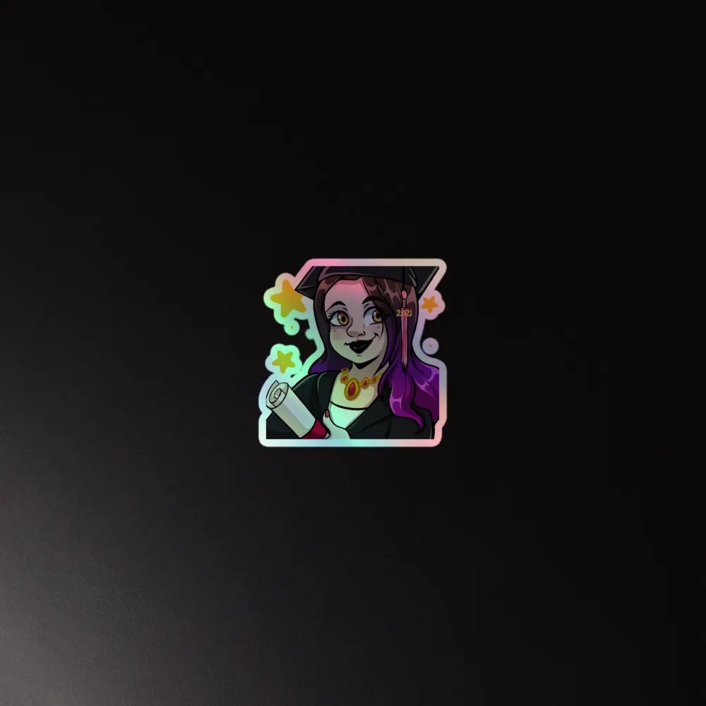 Big Brain Smarts- Holographic Sticker Set product image (4)