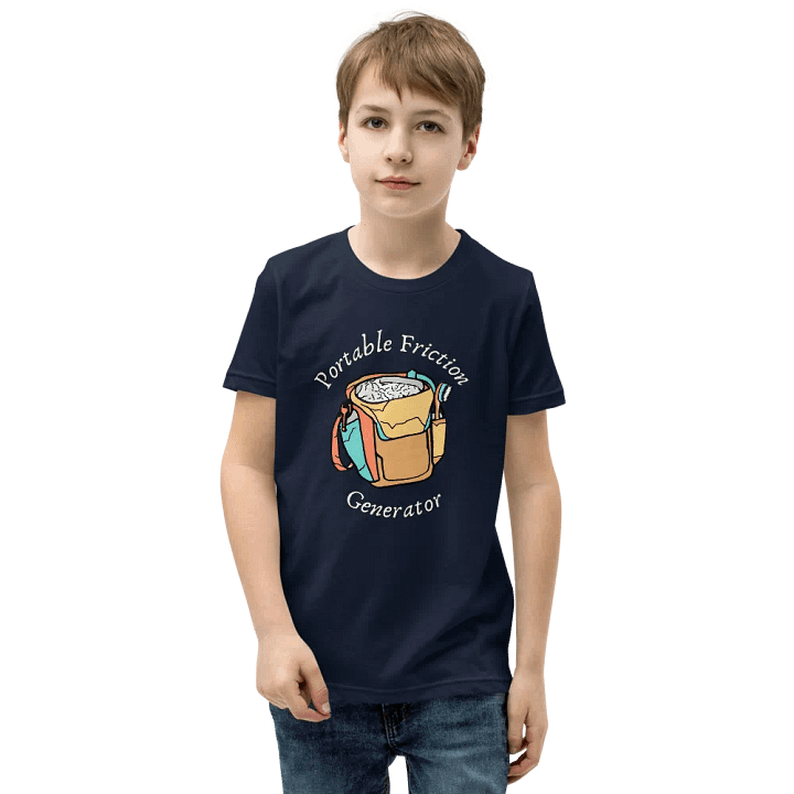 Portable Friction Generator - Youth Climbing T-Shirt product image (45)