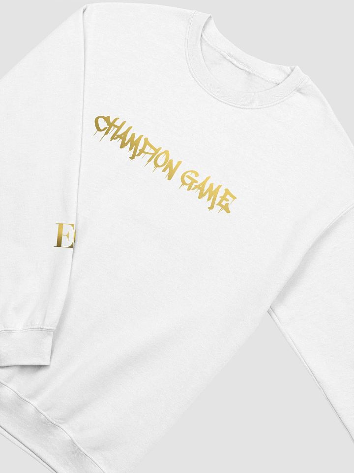 Champion Game Drip Sweatshirt White product image (1)
