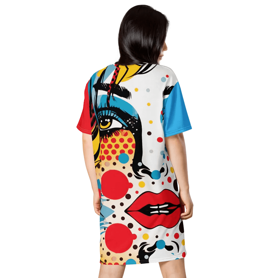 Pop Art Glam All-Over T-Shirt Dress product image (4)