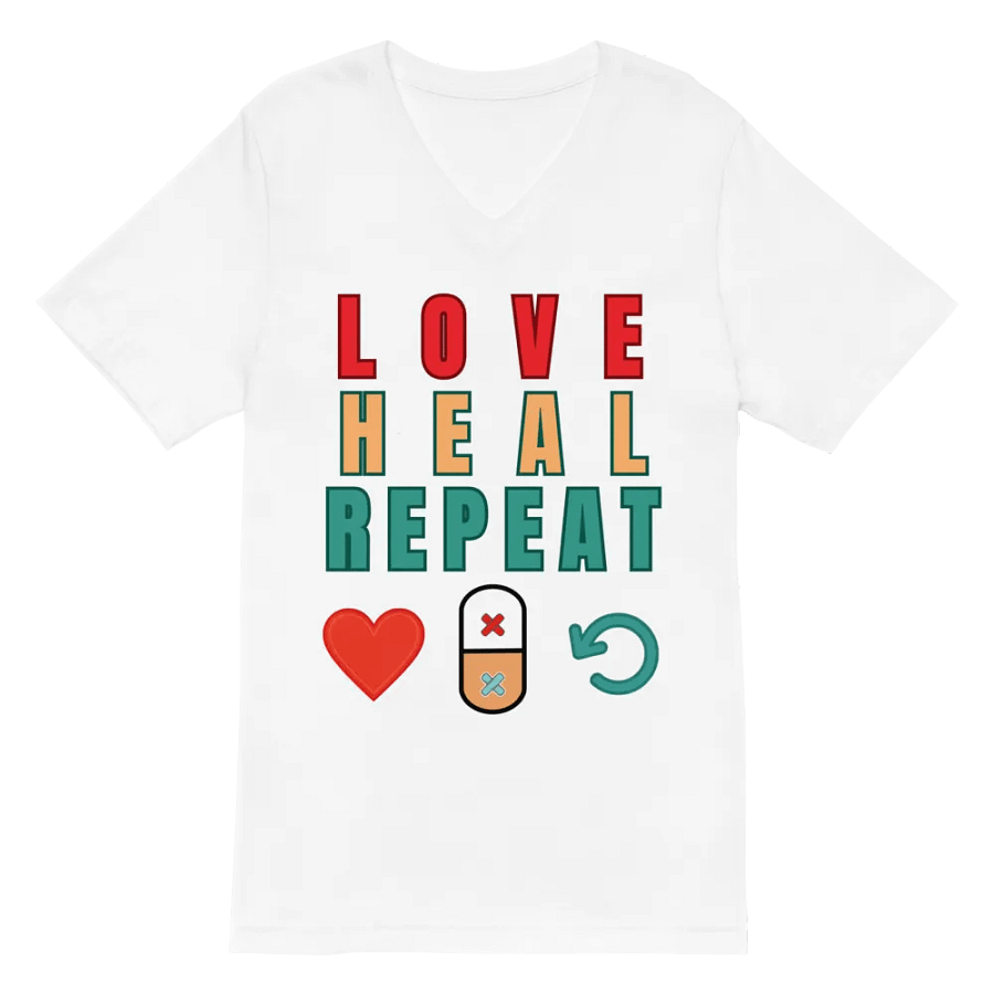 Love Heal Repeat V-Neck Tee product image (6)