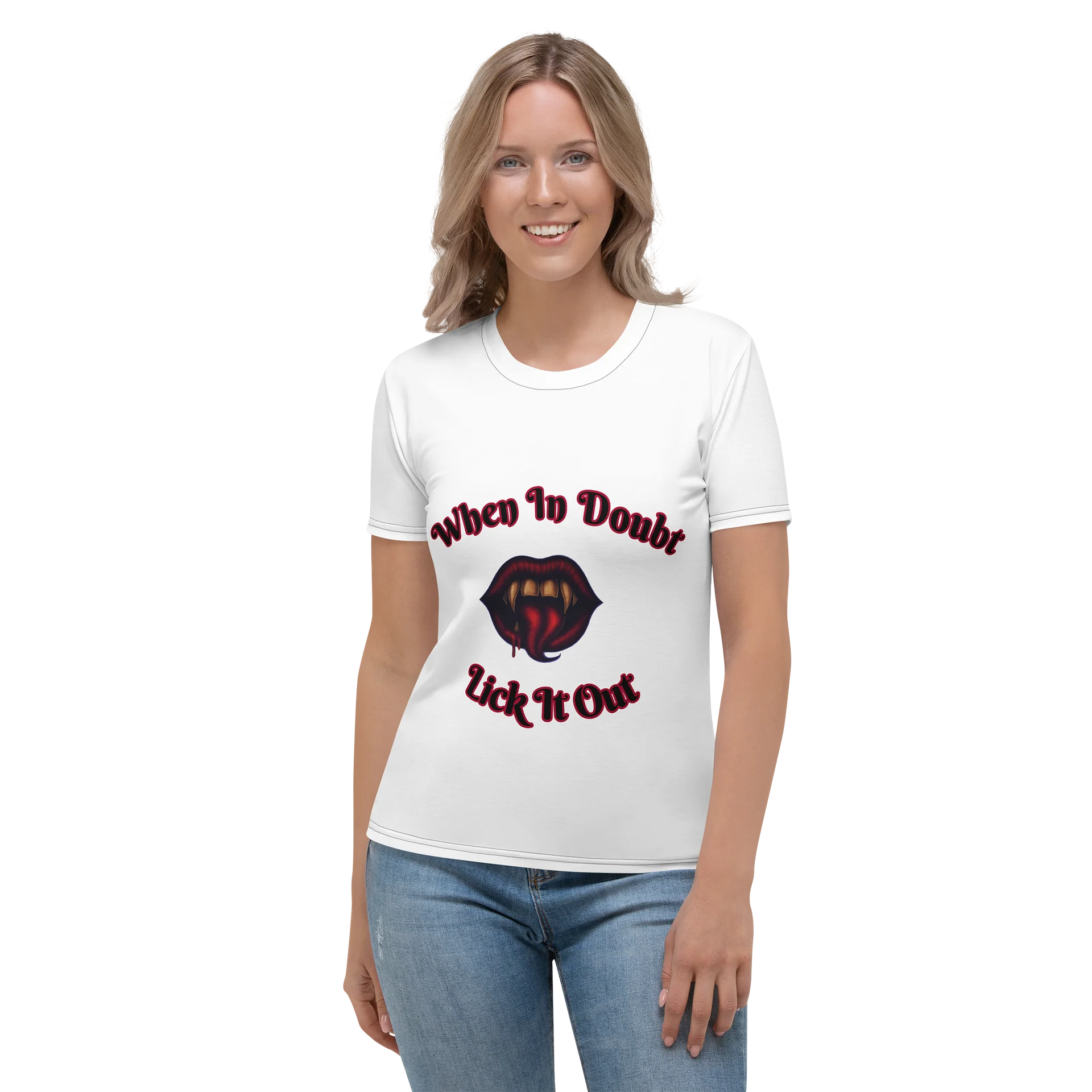 when in doubt women's tee product image (1)