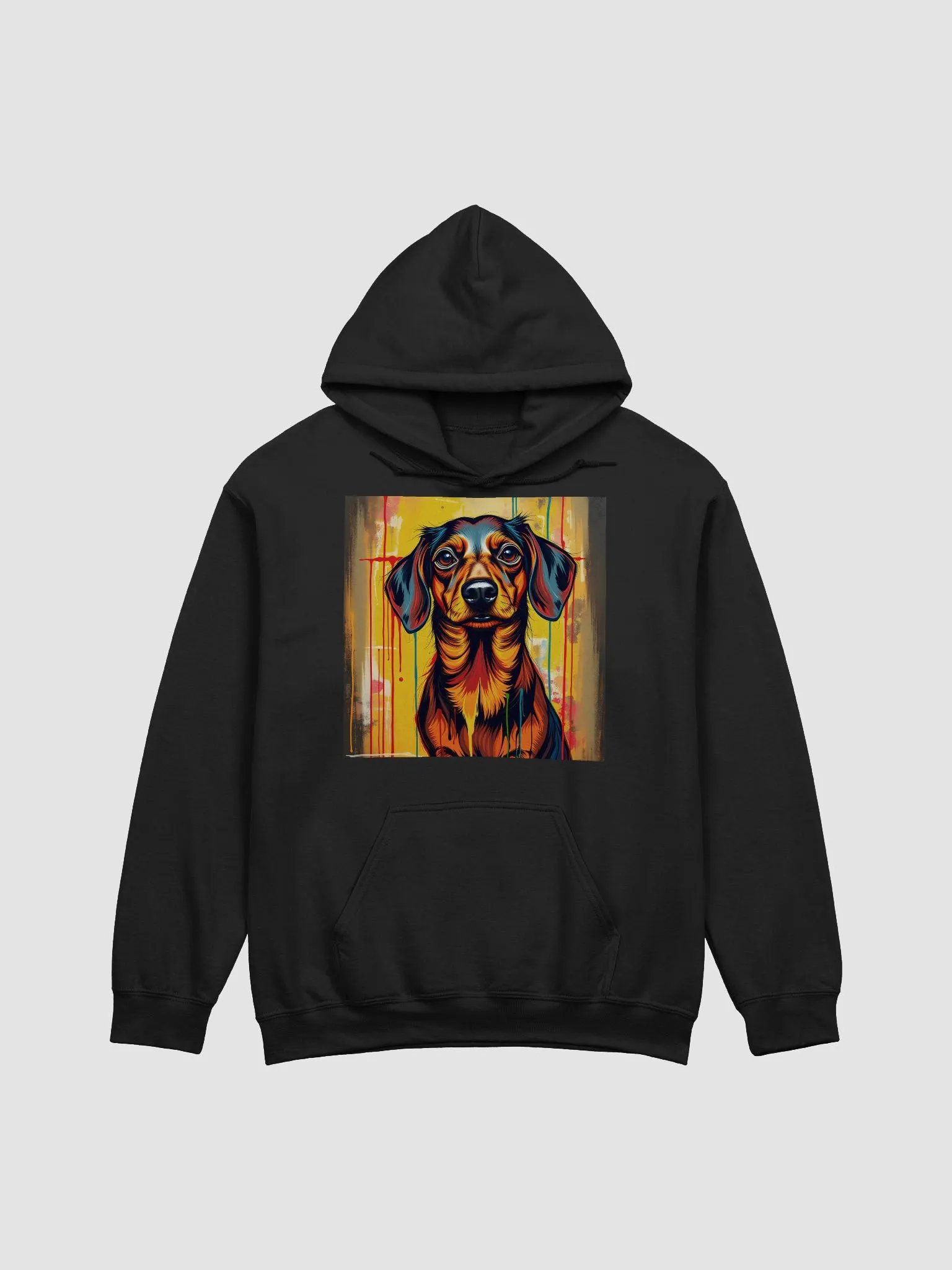 Vibrant Dachshund Dog Pop Art Hoodie product image (1)