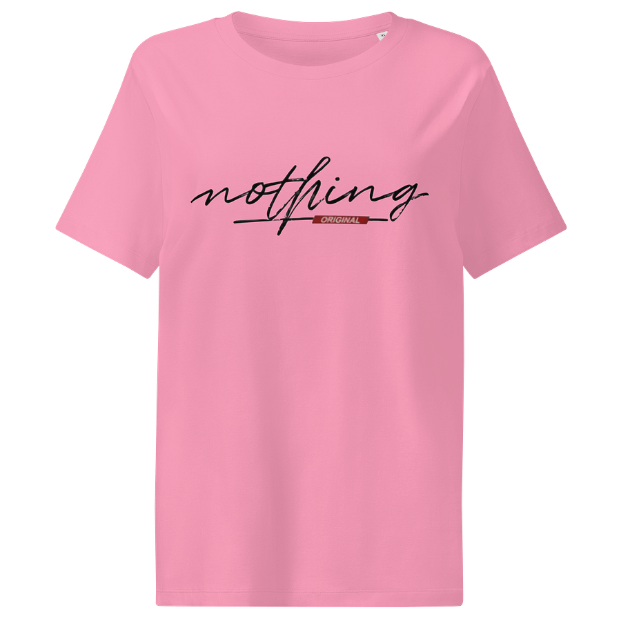 Women's Organic Stanley/Stella Ribbed Neck T-Shirt Nothing Original letter product image (1)