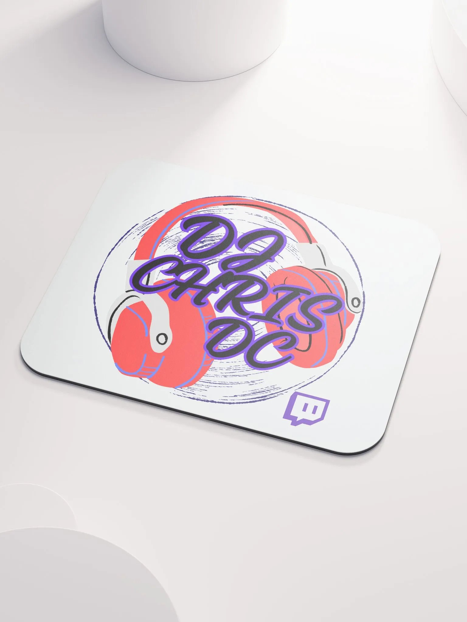 Mouse Pad With Red Graphic product image (3)
