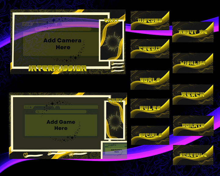 Neon strips overlay pack product image (2)