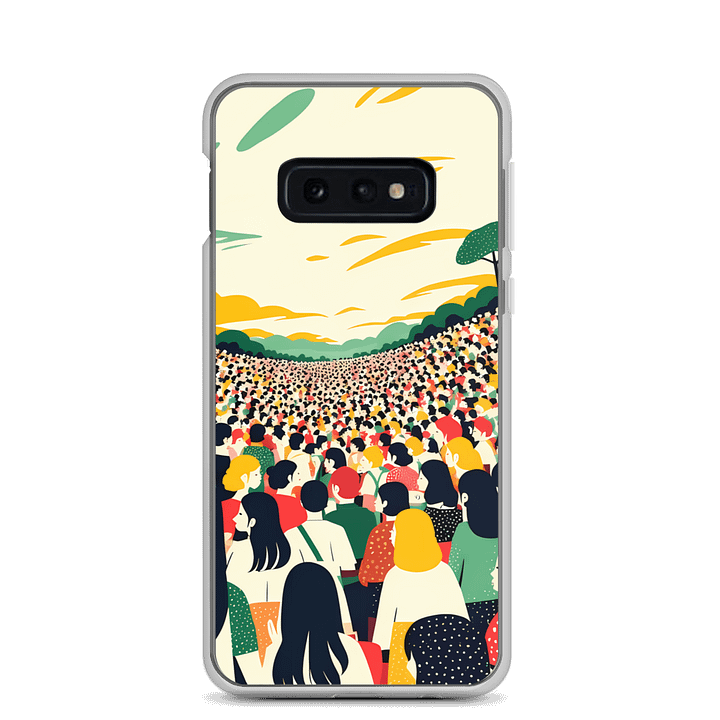 Unity in Diversity Crowd Art Clear Case for Samsung product image (3)