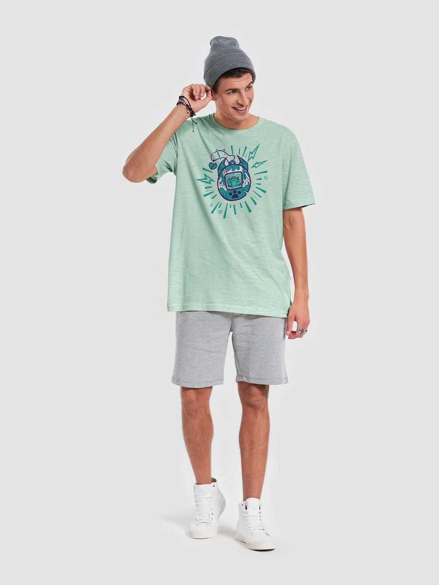 Heartbreaker Virtual Meow // T-Shirt - Teal Light Mode product image (6)