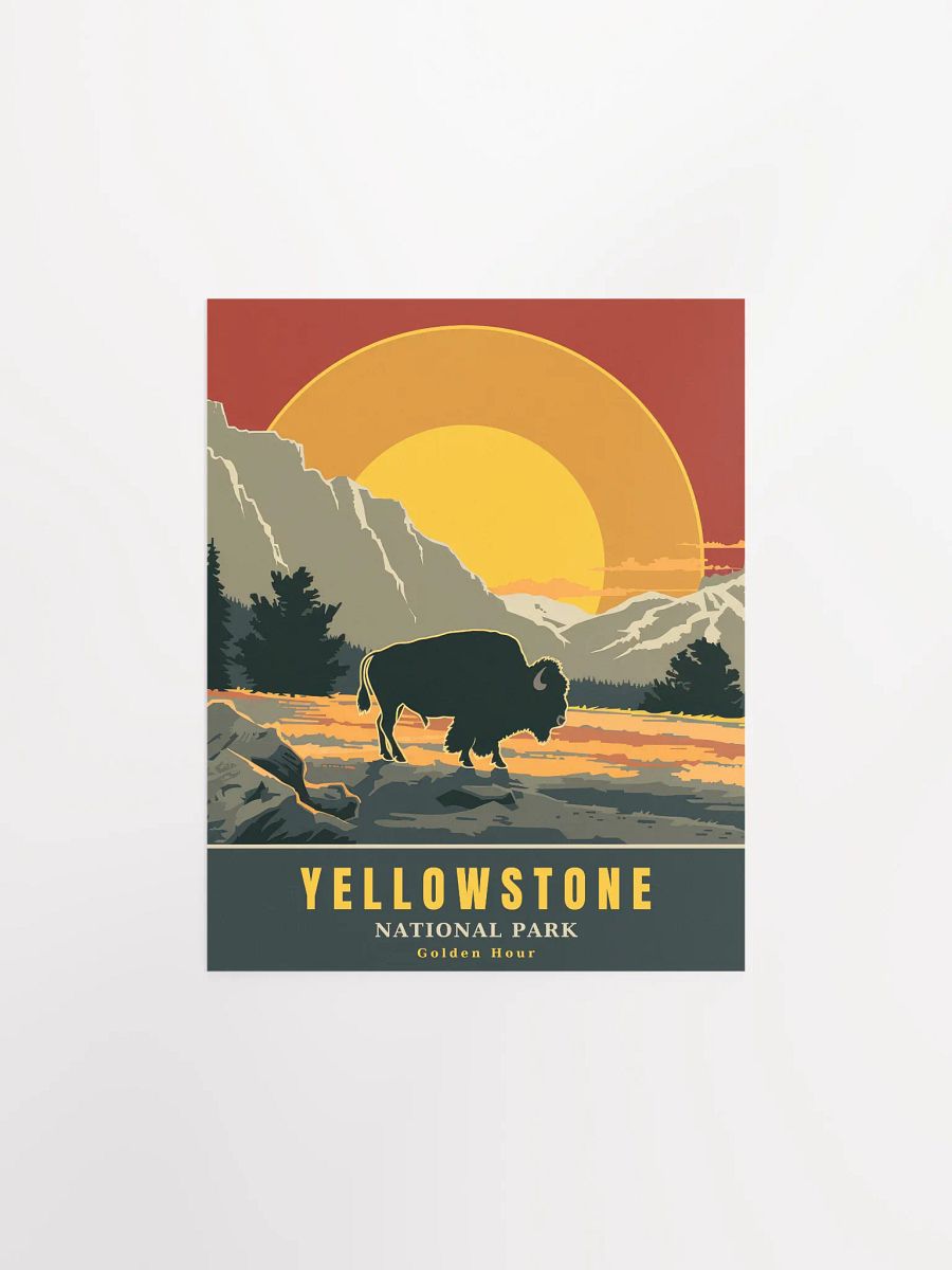 Yellowstone National Park Retro Travel Poster product image (26)
