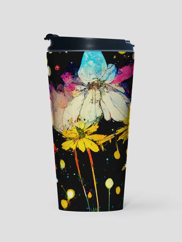 Whimsical Floral Fantasy Stainless Steel Travel Mug product image (1)