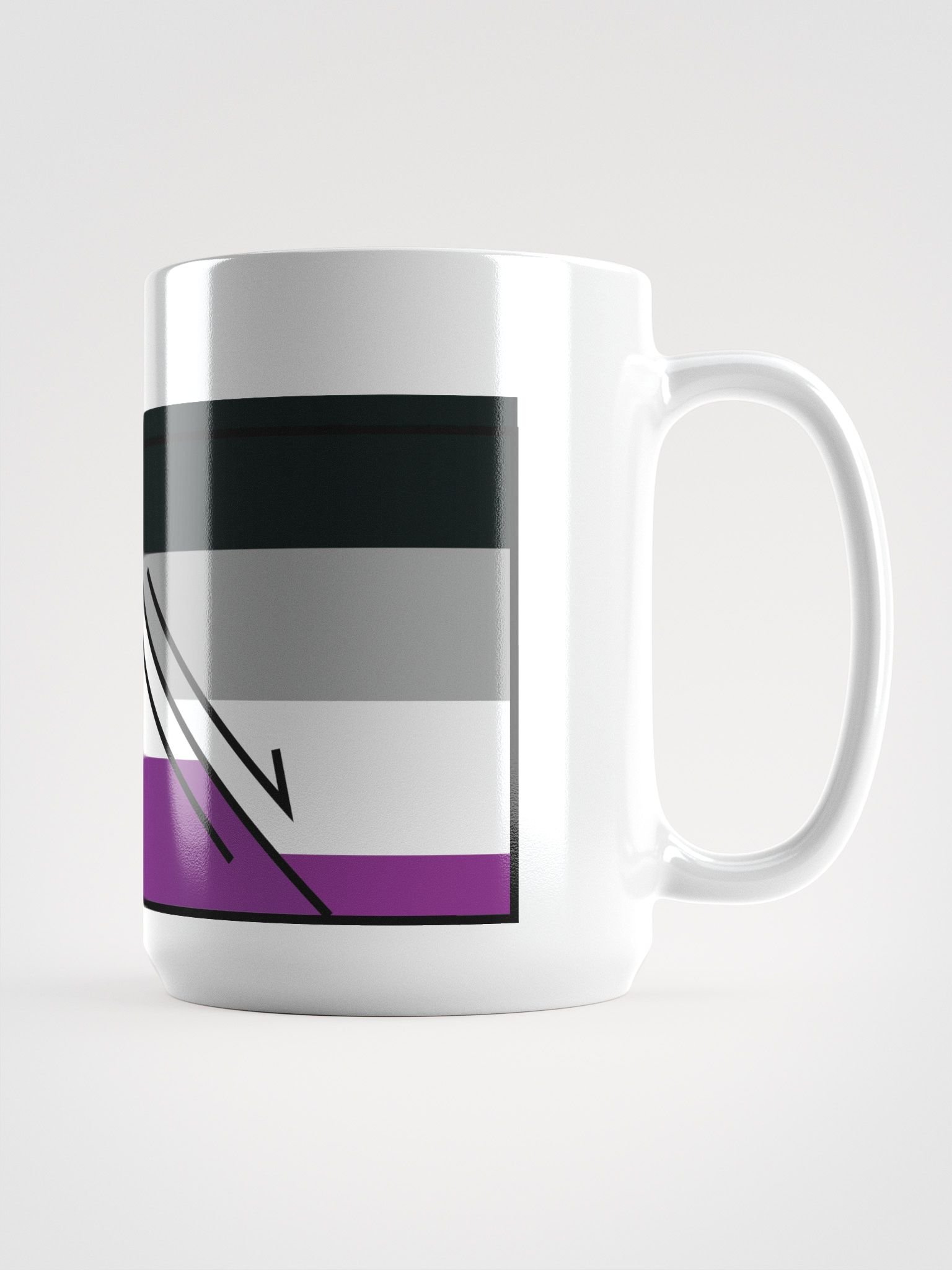 Faulted Pride Flags- Ace Mug product image (1)