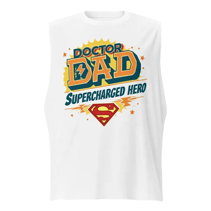Supercharged Dad Muscle Tank product image (1)