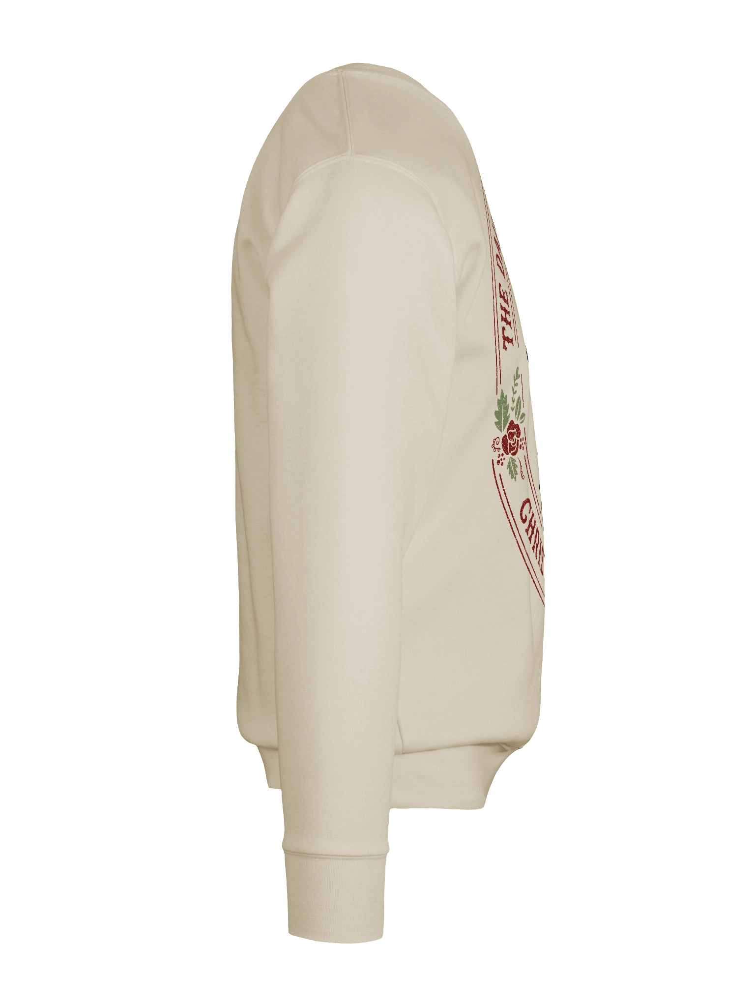 Adult Harlequin Christmas Emblem Sweatshirt product image (4)