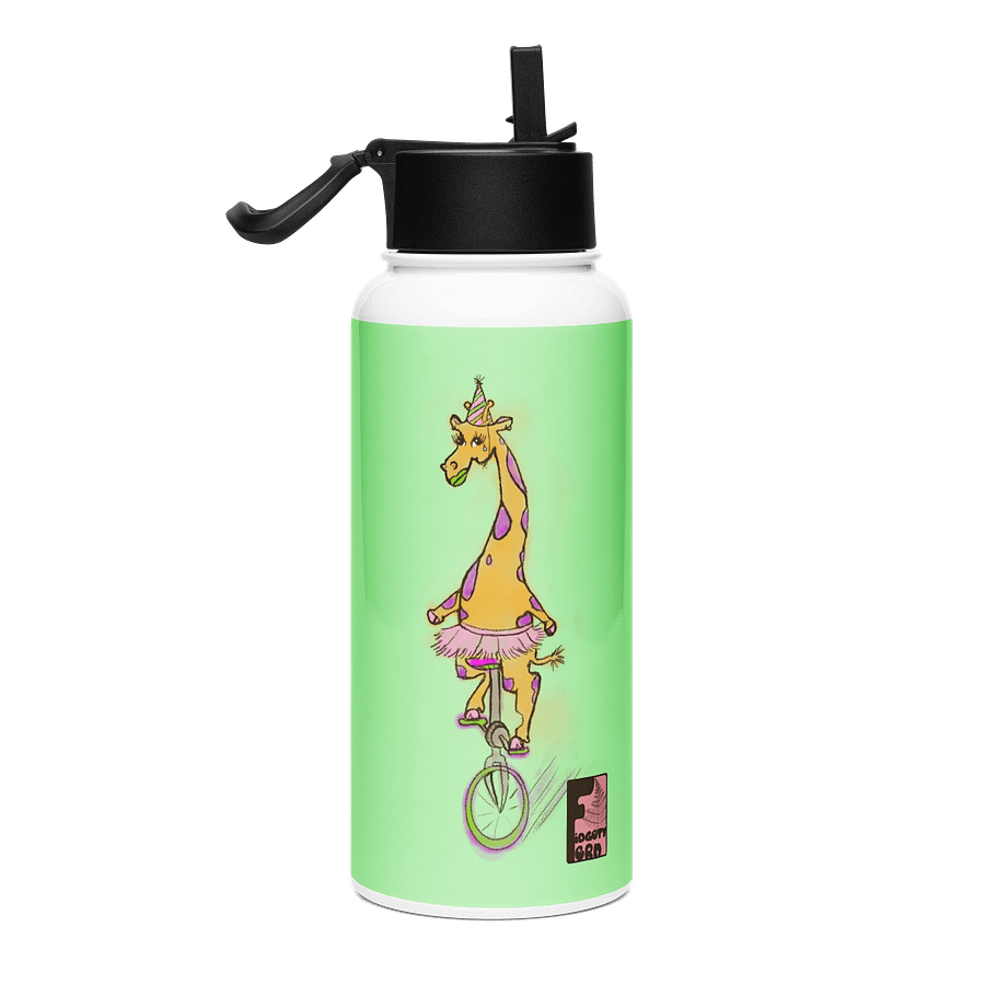 "It's My Party And I Can Cry If I Want To" Water Bottle With Screw Top And Straw product image (4)