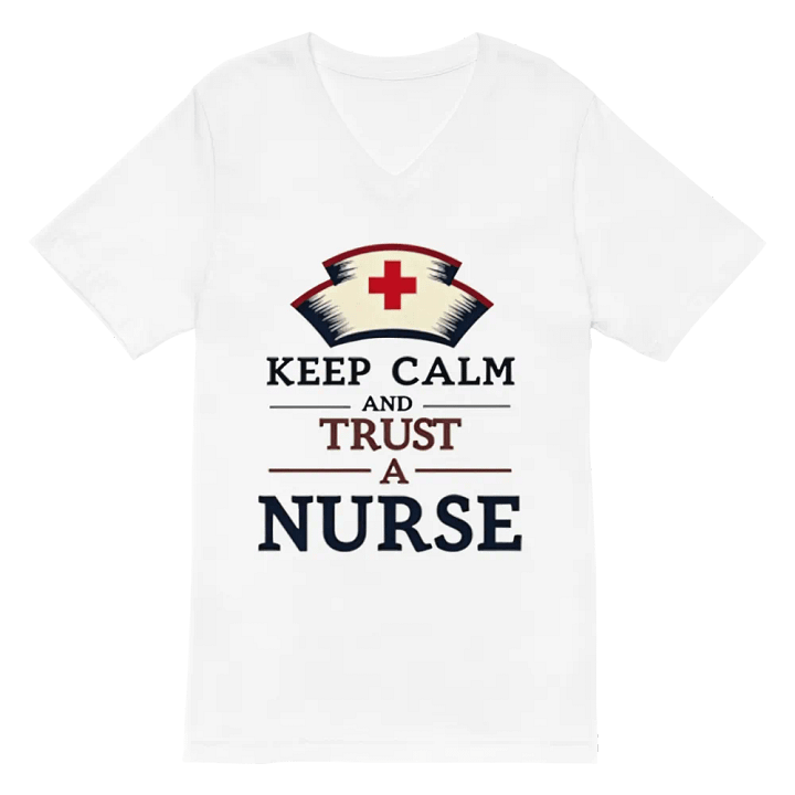 Trust A Nurse V-Neck Tee product image (2)