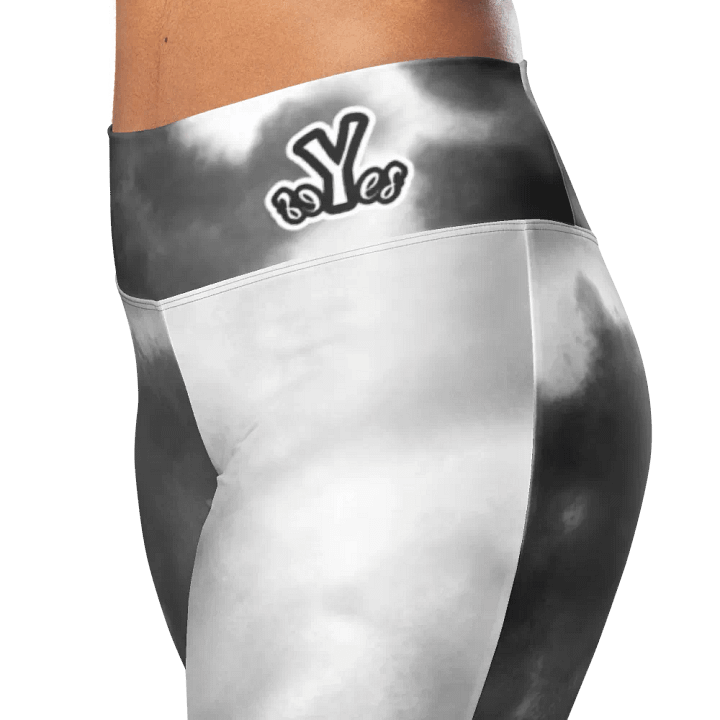 YesYes B/W Flare Leggings product image (1)