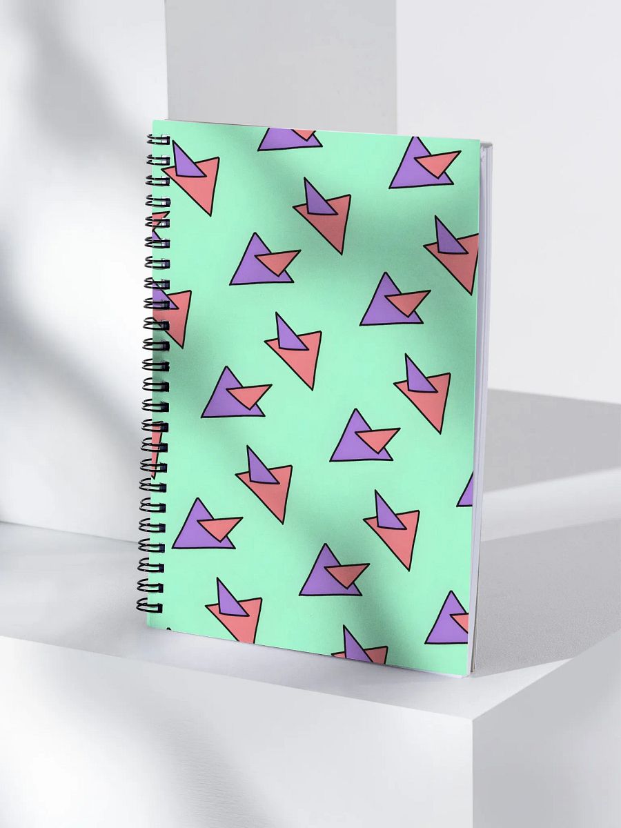 Modern Memphis Note Book - Green product image (4)