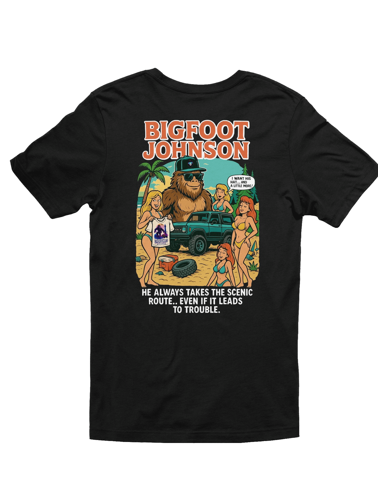 Bigfoot Johnson Scenic Route Tee (Black) product image (2)