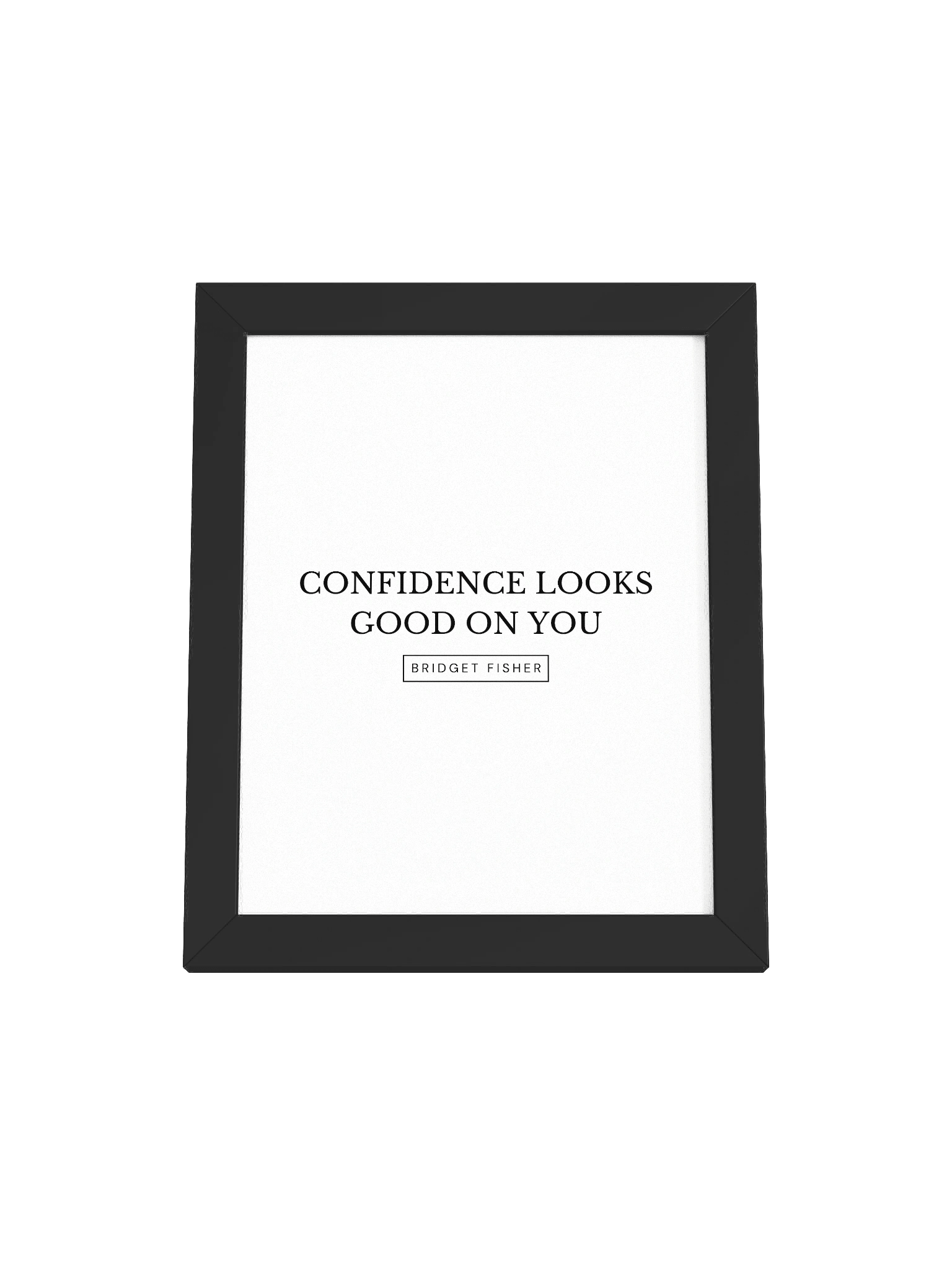 Confidence Framed Poster product image (3)