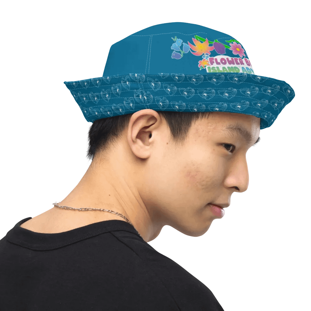 Flowery Flower Breeding Island Adventures - All over print Bucket Hat - reversible product image (4)