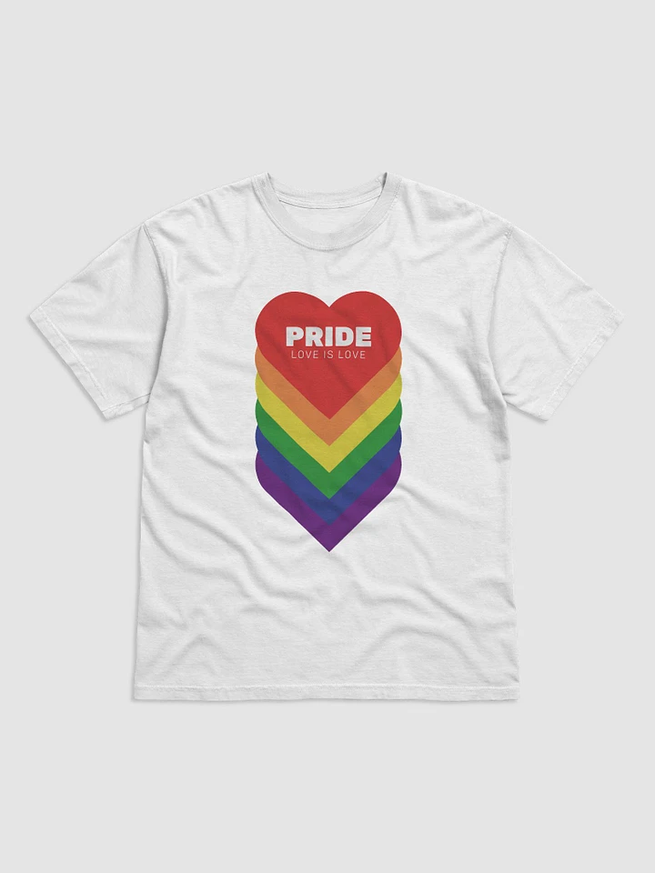 PRIDE = Love Is Love (6-Color Rainbow) - T-Shirt product image (1)