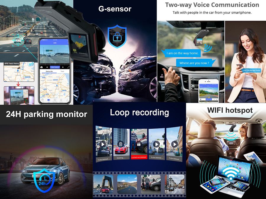 SRS 3CH 4G IR Intercom DashCam Full Set with WiFi Hotspot, 24×7 GPS Live tracking, Remote Park/Video Monitoring Car DVR with Panic/SOS button(3 Channel S3CH4GIRC with Expandable microSD) product image (8)