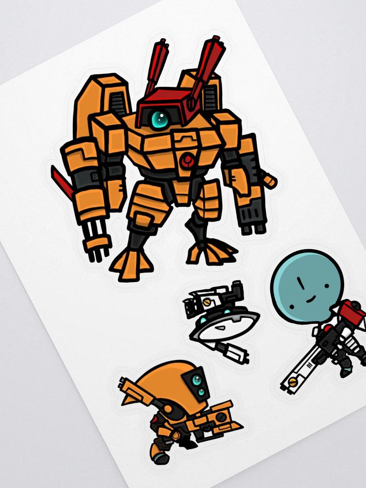Blue Guy Sticker Sheet product image (1)