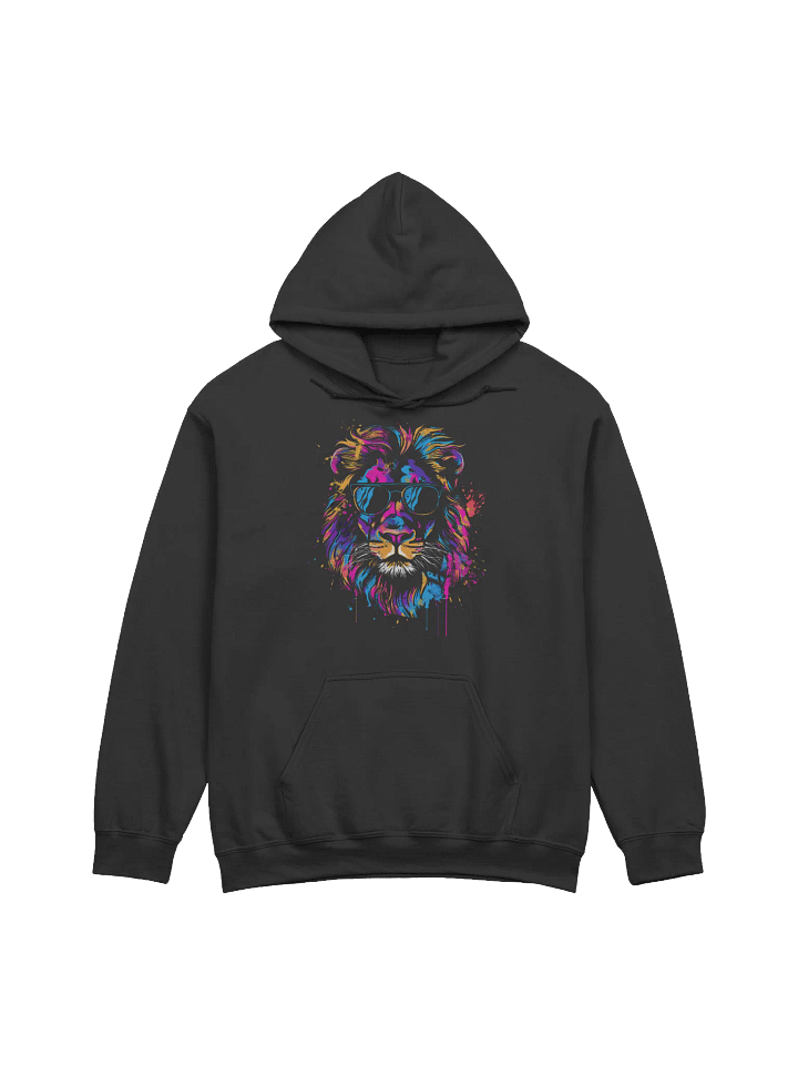 Leeuw met bril Hoodie product image (1)