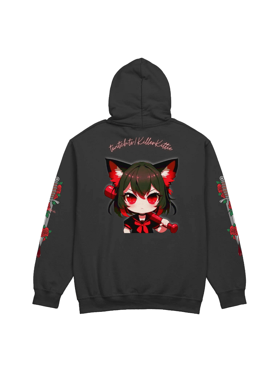 Bat carrying Gildan hoodie product image (5)