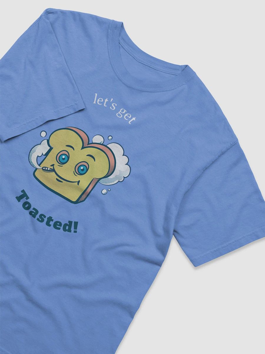 Toasted! Cartoon Toast Smiling Heavyweight T-Shirt product image (28)