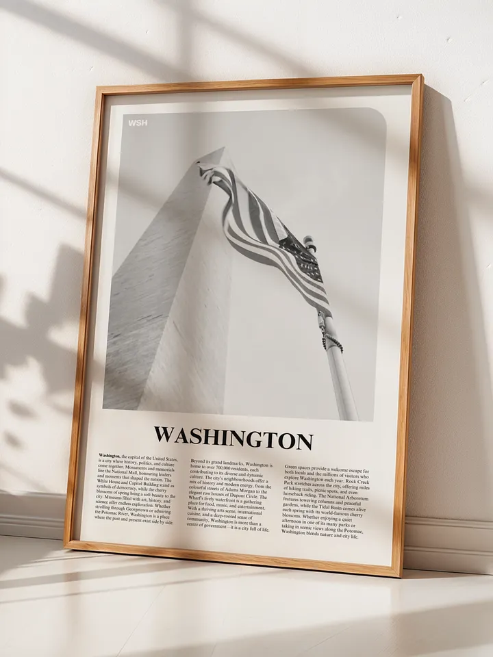 Washington 01 Newspaper Poster product image (2)